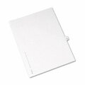 Workstationpro Style Legal Side Tab Divider  Title: 10  Letter  White  25 per Pack, 25PK TH188591